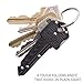 SOG Key Knife Folding Knife - Key Knife Hidden Knife Keychain, Foldable Pocket Knife Self Defense Tool w/ Small Knife Key Mini Blade (KEY-101)