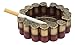 Ebros Rustic Western 12 Gauge Shotgun Shells Round Cigarette Ashtray Figurine 4.5