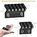 Compatible with Keymod Offset Rail Mount 3 Slot 5 Slot Aluminum 45 Degree Offset Light Optic Sight Picatinny Rail Mount Section for Keymod System - 2 Pack