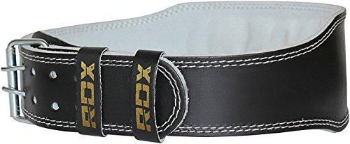 RDX-4-Leather-Weight-Lifting-Belt-Back-Gym-Strap-Training-Support-Fitness-Exercise-Bodybuilding