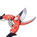 Ohuhu Traditional Bypass Pruning Shears Heavy Duty Garden Clippers Ideas for Cutting Stems, Branches, Shrubs and Hedges