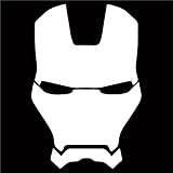 Iron Man Vinyl Decal / Sticker - White 4