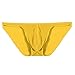 Avidlove Men Underwear Silk Underpants Solid Briefs 3 Pack (3XL = US XL, Style1-#1)