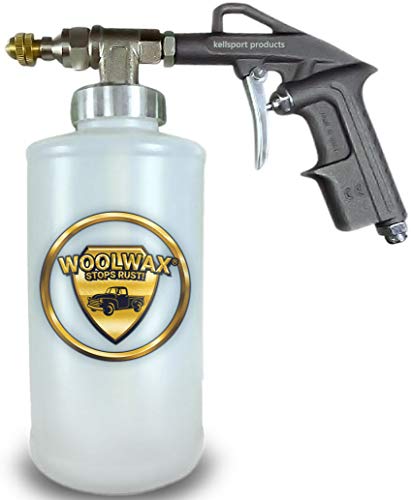 woolwax Fluid Film & Woolwax 5 Gallon Undercoating Kit Bundle w/PRO Gun. Black