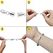 CrazyPiercing Magnetic Jewelry Clasp, 10pcs Silver Color Tone/Gold Color Tone Magnetic Lobster Clasp, Magnetic Clasps Converter for Necklace Bracelet Anklet Chains (Mix Color)