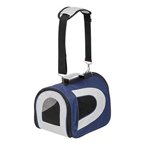 IRIS USA, Inc. Small Soft Sided Carrier, Navy (587026) Pawwsgalore