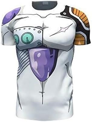 WuWo Goku Vegeta Dragon Ball Z DBZ Compression T-Shirt Muscle Shirt Super Saiyan