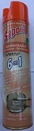 Sapolio Air Freshener Antitobacco,Antitabaco, Ambientador, 360 ml,12.2 fl oz, 3 pack
