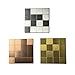 Art3d Peel and Stick Tile Metal Backsplash for Kitchen, Copper-Champagne-Silver (3 Samples)