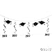 Class of 2017 Graduation Mortarboard Hanging Garland