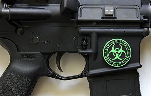 Tactical Freedom Magwell Metal Decal/Sticker - Zombie Outbreak Response Team (Biohazard)