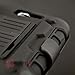 SAKO Black Advanced Armor High Impact Hybrid Hard/Soft Protective Case Cover with Stand Holster Robot Combo Case Shell for Samsung Galaxy Note 2 N2 Note II N7100 (Galaxy N2)