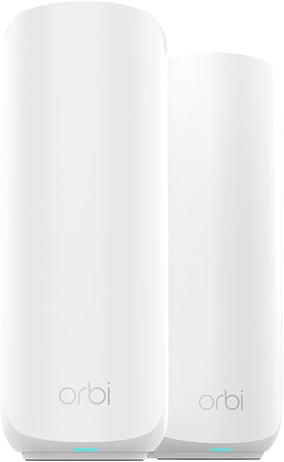 NETGEAR Orbi 370 Series WiFi 7 Mesh System RBE372 2.5G Port 3000 sq ft