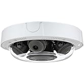 AXIS P3737-PLE Multisensor Panoramic Camera, 20MP IP Security Camera, Indoor Outdoor, Infrared, 5MP per Channel at 20 fps
