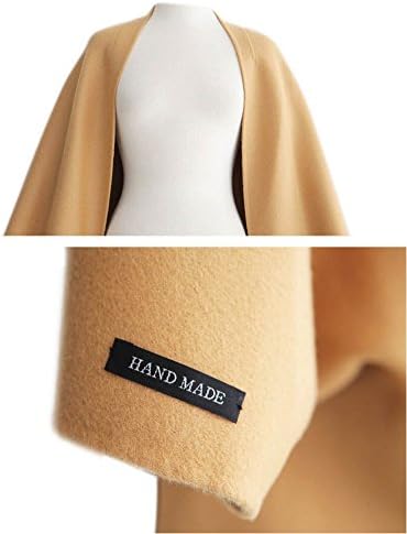 Mellie's Women Collette Handmade Wool Poncho Wrap - Gray