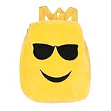 Creazy Cute Emoji Emoticon Shoulder School Child Bag Backpack Satchel Rucksack Handbag (C)