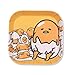 Finex Set of 5 - Yellow & White Gudetama Meal Set - Cup, Spoon, Bowl Kids Dinner Meal Dishes Feeding set for toddlers Microwave Dishwasher safe