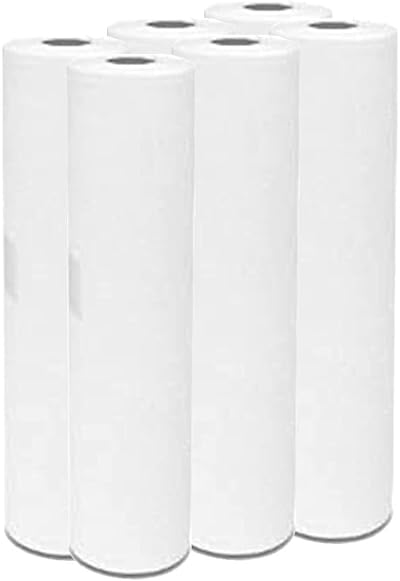 6 x 20 Inch White Hygiene Rolls 2-Ply 40m Perforated Individually Wrapped