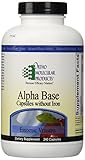 Ortho Molecular - Alpha Base Capsules without Iron - 240 Capsules