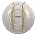 Creative Hobbies Deluxe Plate Display Hangers - Expandable Spring Style for 10-14 Inch Plates - Gold Wire with Hooks & Nails | Pack of 6