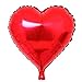 Foil balloon Zebratown 50pcs/lot Heart Shape Foil Mylar Helium Ballon 18