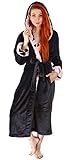 Simplicity Women's Ultra Soft Plush Kimono Bathrobe with Pockets