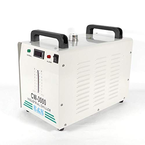Industrial Chiller CW-300 220V Water Chiller 9L Water Cooling Chiller for CO2 Glass Laser - Thumbnail 3