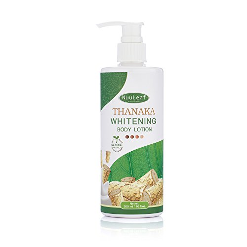 Thanaka & Glutathione Whitening Body Lotion - Natural Skin Brightening Formula For Bleaching Skin Tone Correction & Scarring Repair, Smooth-Soft And Lighter Skin - All Skin Types