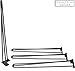 Industrial By Design 40” Table Legs - Heavy Duty Desk Legs, Hairpin Legs, Furniture Legs - DIY Coffee Table Legs, Metal Table Legs, Dresser Legs end Table Legs- Set of 4 (Silver)