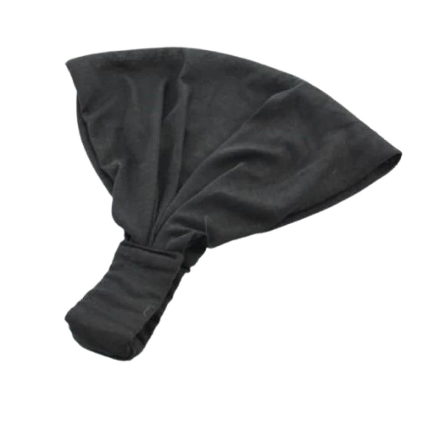 Topkids Accessories Adjustable Headbands for Women's Hair and Girls, Women's Fashion Headbands, Stretchy Headbands for Women, Wide Headband, Cotton Headbands for Women, Fabric Headband (Black)