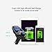 PUNICOK Wireless Bluetooth FM Transmitter Radio Adapter Car Kit with 1.44 Inch Display and USB Car Charger FOR CAR (T11-Blue)
