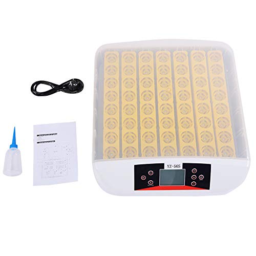 SALUTUY 56 Automatische Hühnerei-Brutmaschine mit Temperaturregelung 24 Eier Digitale Automatische Hühner Enten Eier…