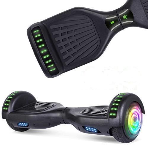 SISIGAD Bluetooth Hoverboard, 6.5" Two-Wheel Self Balancing Hoverboard w/Bluetooth Speaker - Pure Color Series