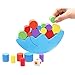 Wooden Stacking Blocks Balancing Game，Moon Equilibrium Game，Sorting Toy Balancing Moon Toy for Kids, Babies, Girls, Boys