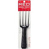 Red by Kiss Magic Touch Scalp Scratcher, Black, Flexible Teeth Scalp Massager for Braids, Locs, Weaves, Wigs &amp; Protective Styles, Itch Relief, Shampoo Exfoliating Brush