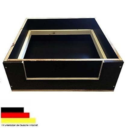 Welpenkiste Wurfbox Massivholz Siebdruck für Hunde & Katzen 125x90cm