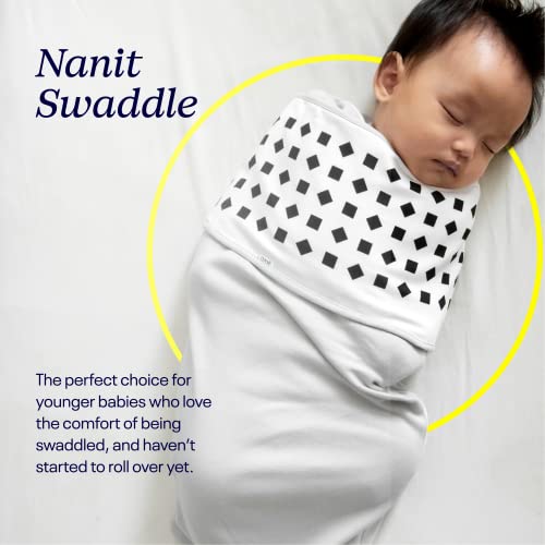 Nanit Breathing Wear Swaddle 3Pack Works Pro Baby Monitor to Track