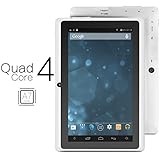ProntoTec Axius Series Q9 7 Inch Android 4.4 KitKat Tablet PC, 800 x 480 Pixels Cortex A8 Quad Core Processor, 4GB ROM, Dual Camera, G-Sensor, Google Play Pre-loaded -White
