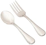 Reed & Barton 8060 2-piece Classic Bead Sterling Baby Flatware Set