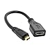 Chenyang Micro HDMI 1.4 Male Type D to Mini HDMI 1.4 Female Type C Extension Cable for Laptop PC HDTV 10cm