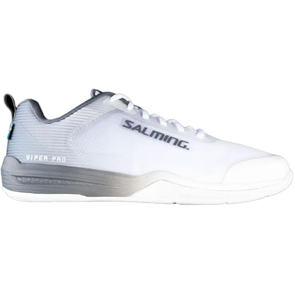 Salming RECOIL KOBRA - Chaussures de handball - white/livingcoral/blanc