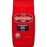 Community Coffee Dark Roast Premium Ground 40 Oz Bag, Full Body Rich Flavorful Taste, 100% Select Arabica Coffee Beans