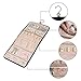 BAGSMART Travel Jewelry Organizer Roll Foldable Jewelry Case for Journey-Rings, Necklaces, Bracelets, Earrings, Black