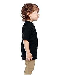 Gildan Todler Boy's Heavy Cotton ™ de 5.3 oz Camiseta, Moderno   Equipada, 3T, Negro