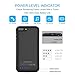 Battery Case for iPhone Plus, Feekea 4200mAh Portable Charging Case for iPhone 6Plus/6sPlus Extended iPhone Charging Case for 7Plus/8Plus Slim Charger Battery Case Rechargeable Power Cover (Black)