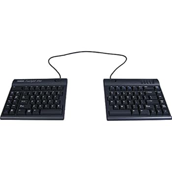 Kinesis Freestyle2 Blue Wireless Ergonomic Keyboard for PC (20" Extended Separation)
