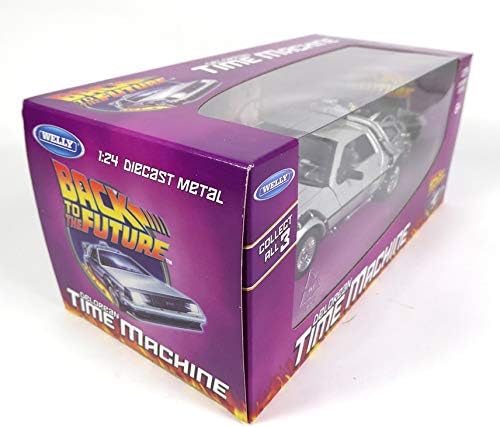 OPO 10 - DELOREAN car from the movie BACK TO THE FUTURE I - scale 1:24 (Ref: 01V-22443), Silver - Image 4