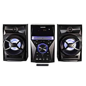 Magnavox MM441 3-Piece CD Shelf System with Digital PLL FM Stereo Radio, Bluetooth Wireless Technology, and Remote…