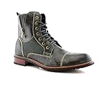 Ferro Aldo MFA-808561 Grey Mens Lace up Military Combat Work Desert Ankle Boot Size 11