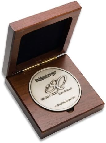 Walnut Grove Solid Walnut Coin and Medallion Display Box (3" Rout)